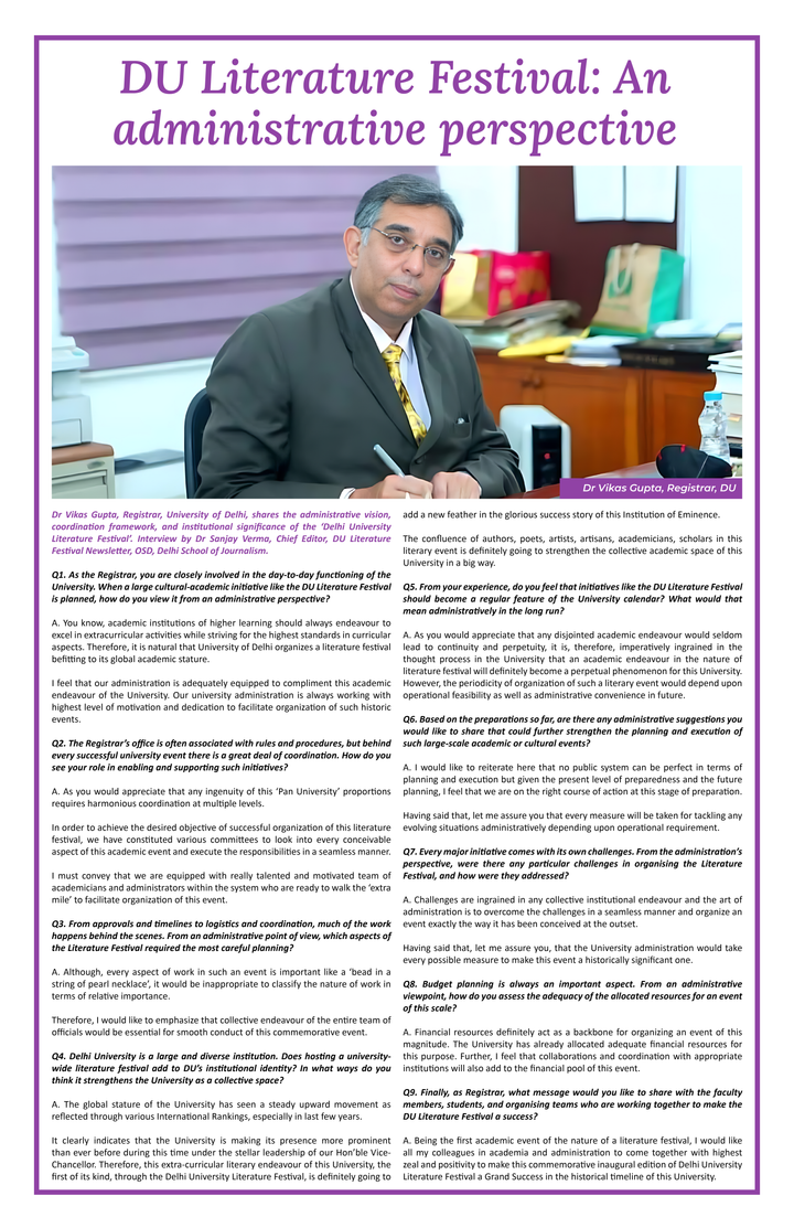 Registrar Note